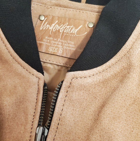 🔥2xHost Pick🔥Understated Leather Brand Tan Leather Men's Jacket - Picture 7 of 8